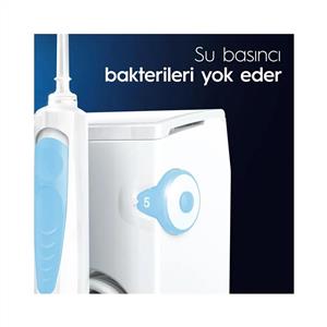 Oral-B Ağız Sağlığı Merkezi Ağız Duşu, 1 Oxyjet Başlığı, 1 Water Jet Başlığı
