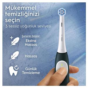 Oral-B iO2 Serisi Şarjlı Diş Fırçası 2'li Avantaj Paketi -Siyah/Yeşil