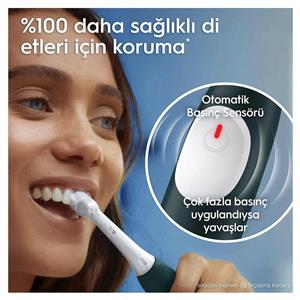 Oral-B iO2 Serisi Şarjlı Diş Fırçası 2'li Avantaj Paketi -Siyah/Yeşil