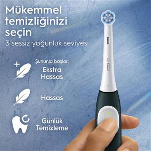 Oral-B iO2 Serisi Şarjlı Diş Fırçası Yeşil + Seyahat Kabı