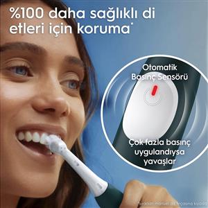 Oral-B iO2 Serisi Şarjlı Diş Fırçası Yeşil + Seyahat Kabı