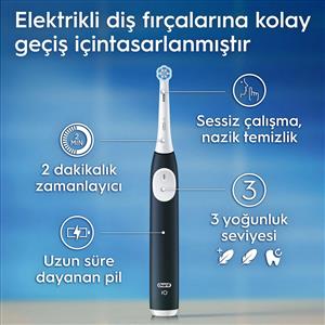 Oral-B iO2 Serisi Şarjlı Diş Fırçası Yeşil + Seyahat Kabı