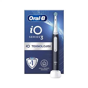 Oral-B iO3 Serisi Şarjlı Diş Fırçası Siyah