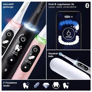 Oral-B iO6 Smile Serisi Şarjlı Diş Fırçası Siyah