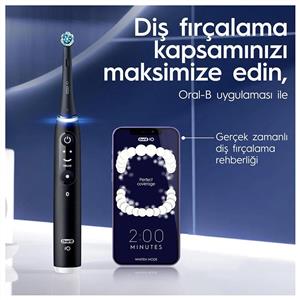 Oral-B iO6 Smile Serisi Şarjlı Diş Fırçası Siyah