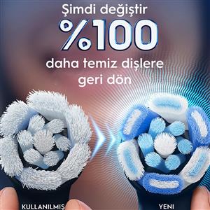 Oral-B iO Ultimate Clean Black 4'lü Diş Fırçası Yedek Başlık
