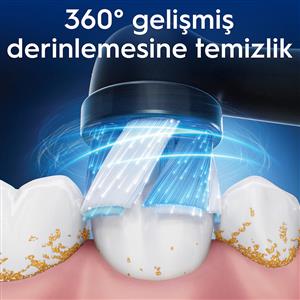 Oral-B iO Ultimate Clean Black 4'lü Diş Fırçası Yedek Başlık