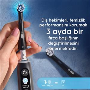 Oral-B iO Ultimate Clean Black 4'lü Diş Fırçası Yedek Başlık