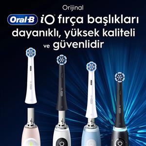 Oral-B iO Sensitive Black 4'lü Diş Fırçası Yedek Başlık