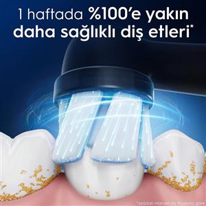 Oral-B iO Sensitive Black 4'lü Diş Fırçası Yedek Başlık