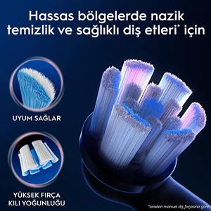 Oral-B iO Sensitive Black 4'lü Diş Fırçası Yedek Başlık