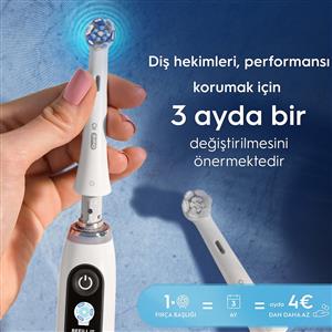 Oral-B iO Clean White 2'li Diş Fırçası Yedek Başlık