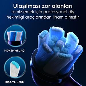 Oral-B iO Clean Black 2'li Diş Fırçası Yedek Başlık