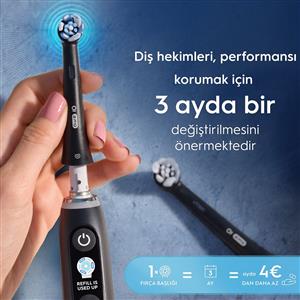Oral-B iO Clean Black 2'li Diş Fırçası Yedek Başlık