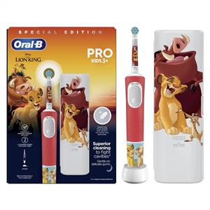 Oral-B Vitality Pro Lion King Çocuk Şarjlı Diş Fırçası + Seyahat Kabı