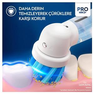 Oral-B Vitality Pro Lion King Çocuk Şarjlı Diş Fırçası + Seyahat Kabı