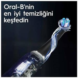 ORAL B iO 10 Şarjlı Diş Fırçası Beyaz + Manyetik Şarj + Seyahat Kabı