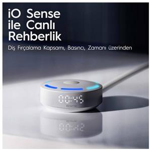 ORAL B iO 10 Şarjlı Diş Fırçası Beyaz + Manyetik Şarj + Seyahat Kabı