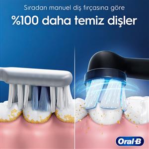 Oral-B  IO2 Serisi Siyah/Pembe 2'li Şarjlı Diş Fırçası