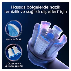 Oral-B İO Sensitive White 2'li Diş Fırçası Yedek Başlık