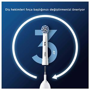 Oral-B EB60 Pro Sensitive Clean X-Filament 2'li Şarjlı Diş Fırçası Yedek Başlığı