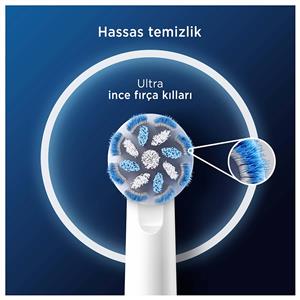 Oral-B EB60 Pro Sensitive Clean X-Filament 2'li Şarjlı Diş Fırçası Yedek Başlığı