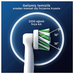 Oral-B EB50 Pro Cross Action X-Filament 2'li Şarjlı Diş Fırçası Yedek Başlığı