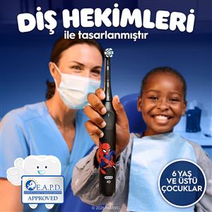 Oral-B IO Çocuk 6 + Spiderman Şarjlı Diş Fırçası