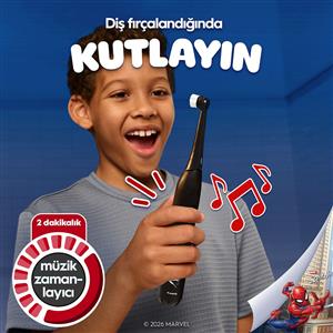 Oral-B IO Çocuk 6 + Spiderman Şarjlı Diş Fırçası