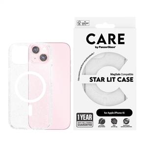 CARE™ by PanzerGlass® Urban Combat Kılıf Star Lit Pırıltılı Şeffaf MagSafe iPhone 15