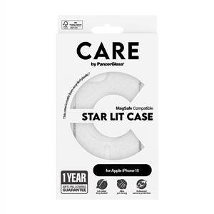 CARE™ by PanzerGlass® Urban Combat Kılıf Star Lit Pırıltılı Şeffaf MagSafe iPhone 15