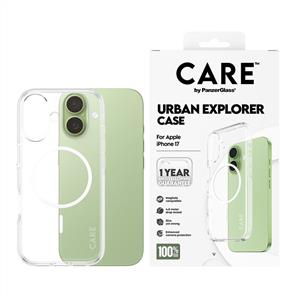 CARE™ by PanzerGlass® Urban Explorer Kılıf Şeffaf MagSafe iPhone 17