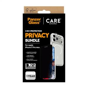 PanzerGlass® | CARE™ by PanzerGlass® 3-in-1 Privacy Bundle iPhone 17 Pro Max