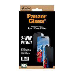 PanzerGlass® Privacy Ekran Koruyucu iPhone 17 | iPhone 16 Pro | Kolay Uygulama Çerçeveli