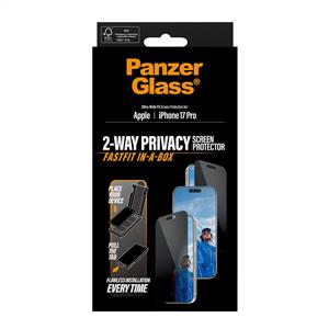 PanzerGlass® 2-Way Privacy Ekran Koruyucu iPhone 17 Pro | Hızlı Uygulama Kutulu