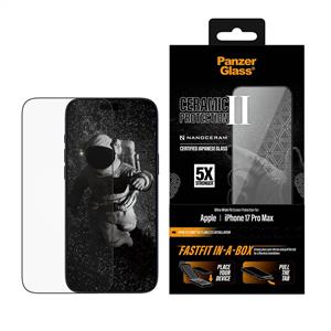 PanzerGlass® Ceramic Ekran Koruyucu iPhone 17 Pro Max | Hızlı Uygulama Kutulu