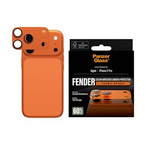 PanzerGlass® Fender Kamera Lens Koruyucu Cosmic Orange iPhone 17 Pro