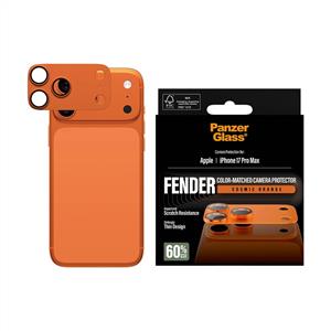 PanzerGlass® Fender Kamera Lens Koruyucu Cosmic Turuncu iPhone 17 Pro Max