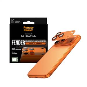 PanzerGlass® Fender Kamera Lens Koruyucu Cosmic Turuncu iPhone 17 Pro Max