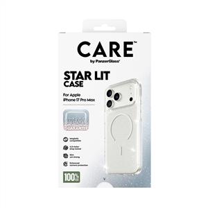 CARE™ by PanzerGlass® Urban Explorer Kılıf Star Lit Pırıltılı White MagSafe iPhone 17 Pro