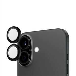 PanzerGlass® Hoops® Kamera Lens Koruyucu Siyah iPhone 16 | 16 Plus