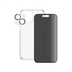 PanzerGlass® 3-in-1 Bundle iPhone 15 | Kolay Uygulama Çerçeveli