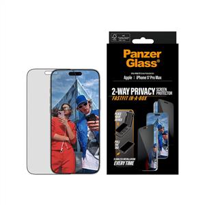 PanzerGlass® 2-Way Privacy Ekran Koruyucu iPhone 18 Pro Max| Hızlı Uygulama Kutulu