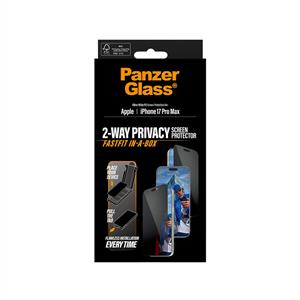 PanzerGlass® 2-Way Privacy Ekran Koruyucu iPhone 18 Pro Max| Hızlı Uygulama Kutulu