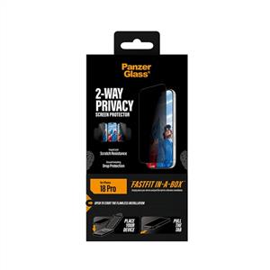 PanzerGlass® 2-Way Privacy Ekran Koruyucu iPhone 18 Pro| Hızlı Uygulama Kutulu