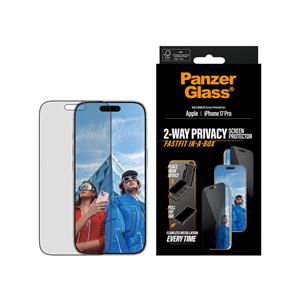 PanzerGlass® 2-Way Privacy Ekran Koruyucu iPhone 18 Pro| Hızlı Uygulama Kutulu