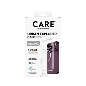 CARE™ by PanzerGlass® Urban Explorer MagSafe Kılıf Transparan Beyaz iPhone 18 Pro | 17 Pro