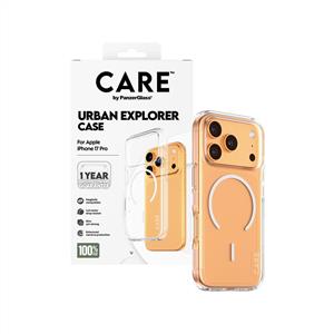 CARE™ by PanzerGlass® Urban Explorer MagSafe Kılıf Transparan Beyaz iPhone 18 Pro | 17 Pro