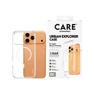 CARE™ by PanzerGlass® Urban Explorer MagSafe Kılıf Transparan Beyaz iPhone 18 Pro Max | 17