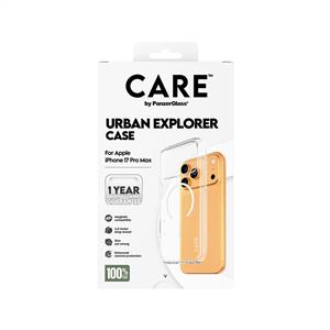CARE™ by PanzerGlass® Urban Explorer MagSafe Kılıf Transparan Beyaz iPhone 18 Pro Max | 17